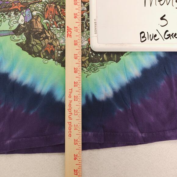 Grateful Dead Band Liquid Blue Short Sleeve Graphic T Shirt Mens Size S Blue - Picture 8 of 9